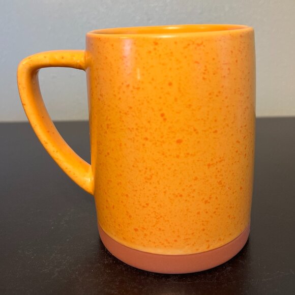 Place & Time MOSTLY THANKFUL FOR COFFEE Incised Stoneware Mug ~ Thanksgiving - Picture 3 of 8